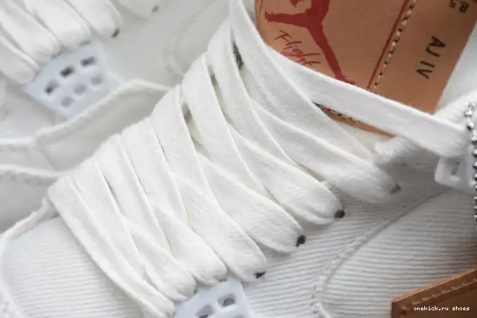 Rep x Air Jordan Levi's 'White' 4 AO2571-100 0505